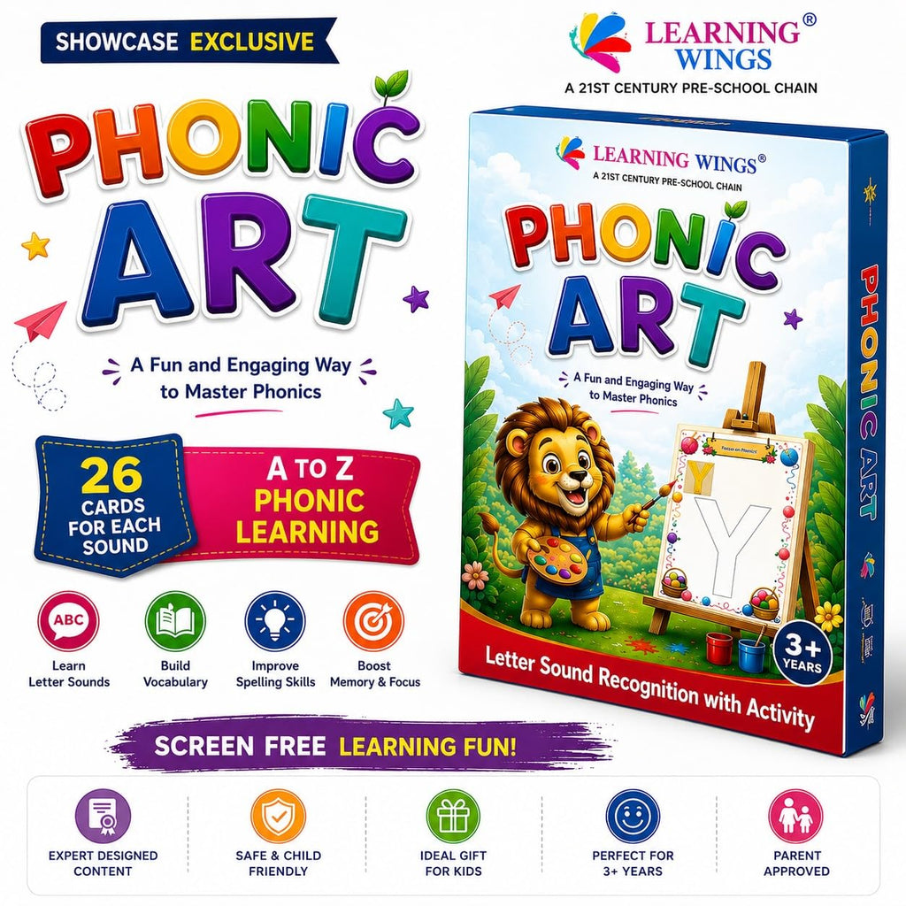 Phonics Ludo Game for Kids 3-7 Years | Learn Phonics, Letter Sounds, Blending, Reading & Vocabulary Through Play | Educational Board Game | Screen-Free Learning Toy