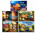 Kids Story Books Set of 5 for Ages 2-4 Years | Fizzi Wizzi, Knock Knock! Who's There?, Jack and Food Train, Monkey and Cats & Transport Town | Picture Books