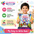 Learning Wings Write & Learn Letters Book for Kids 3-5 Years | Alphabet Tracing Workbook | Letter Recognition & Writing Practice | Easy-to-Trace Preschool Learning Book