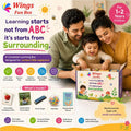 Learning Wings Fun Box for Toddlers 1-3 Years | Early Learning Activity Kit | Sensory Toys, Vocabulary Cards & Picture Book | Brain Development & Fine Motor Skills