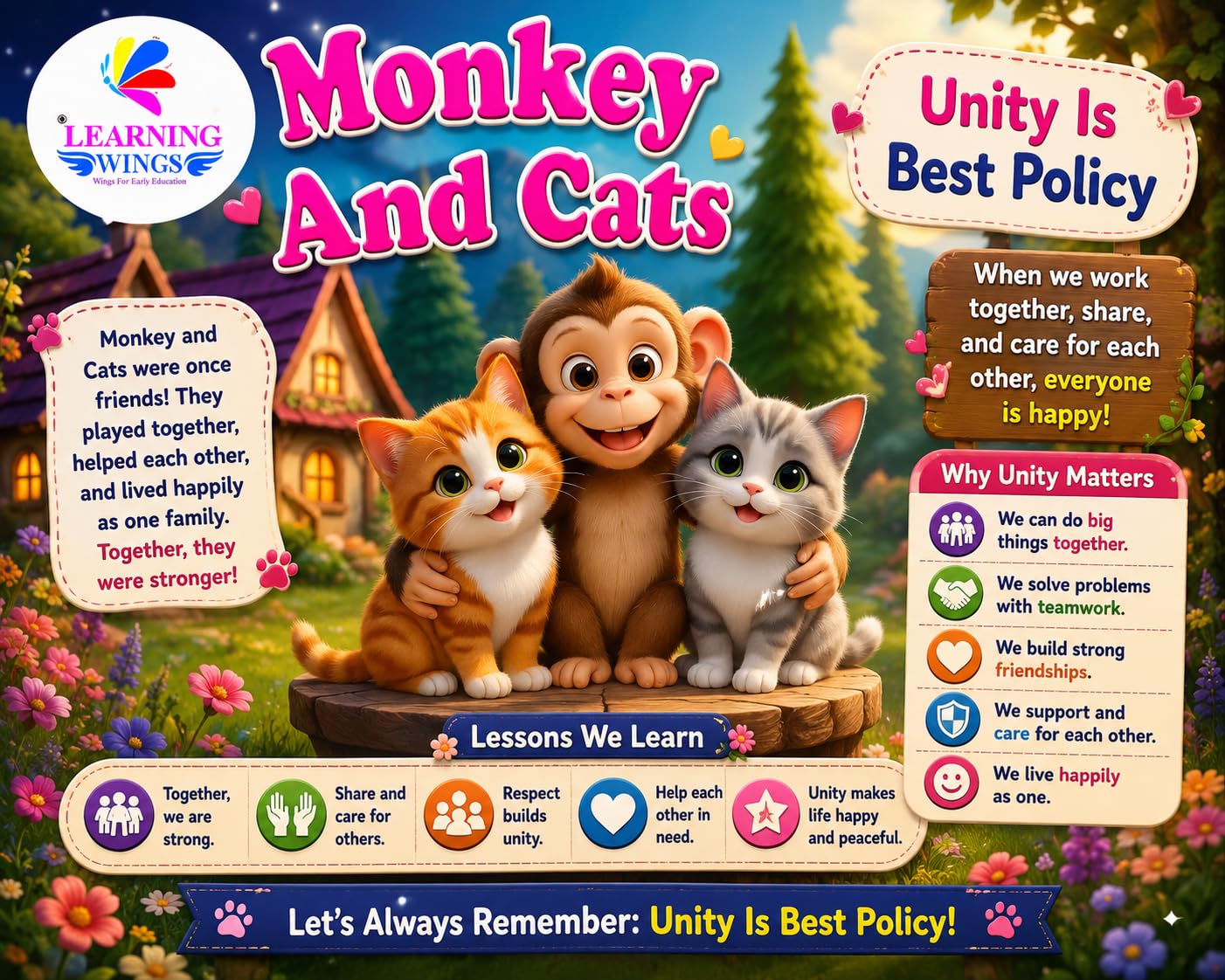 Kids Story Books Set of 5 for Ages 2-4 Years | Fizzi Wizzi, Knock Knock! Who's There?, Jack and Food Train, Monkey and Cats & Transport Town | Picture Books