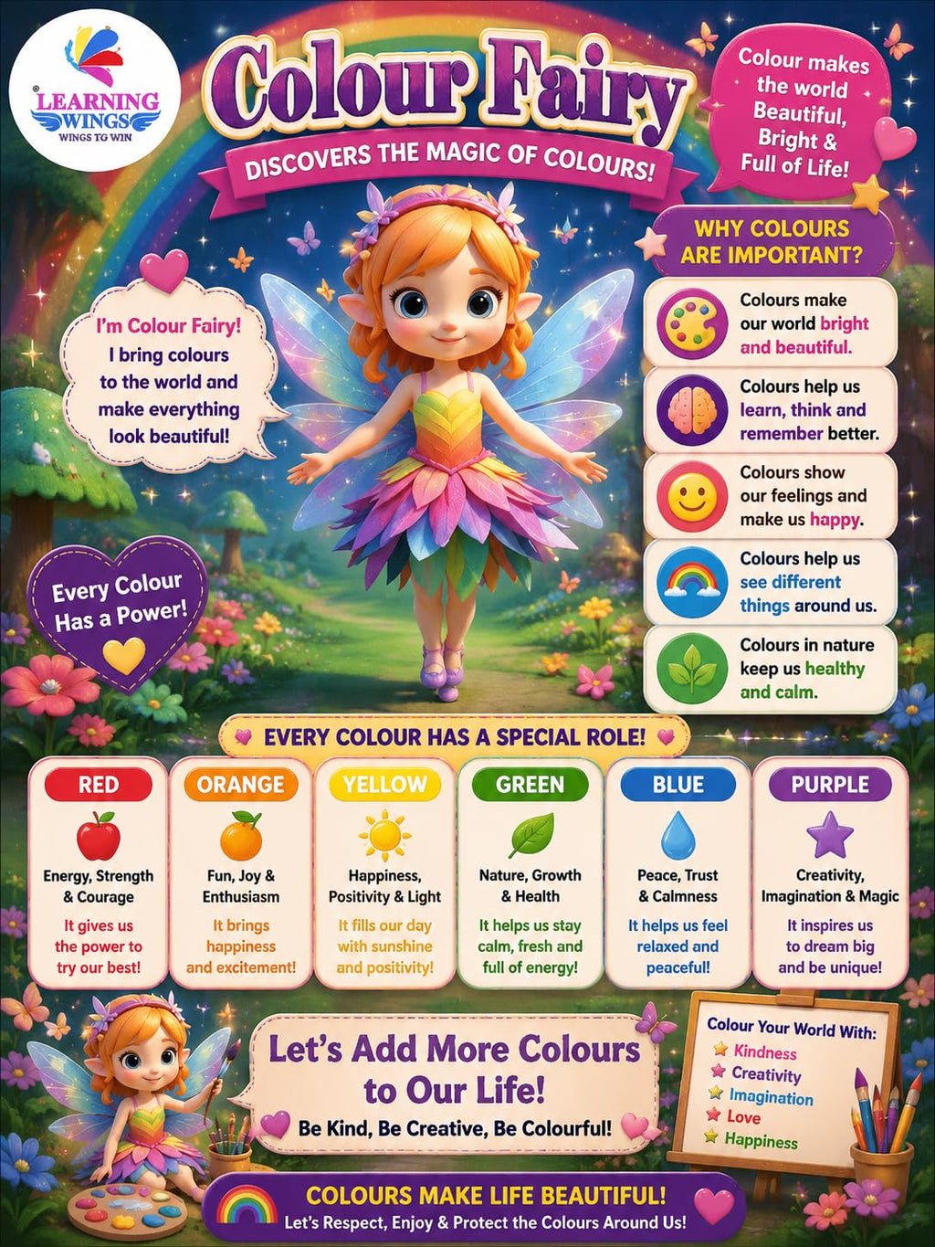 Children's Story Books Set of 5 | Princess and Magical Watch, Colour Fairy, Golden Bird, Jhilmil and Forest | Moral & Bedtime Stories for Kids 3-8 Yearset of 5 )
