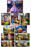 Children's Story Books Princess, Fairy, Animals, Transport Theme ( Set of 10 )