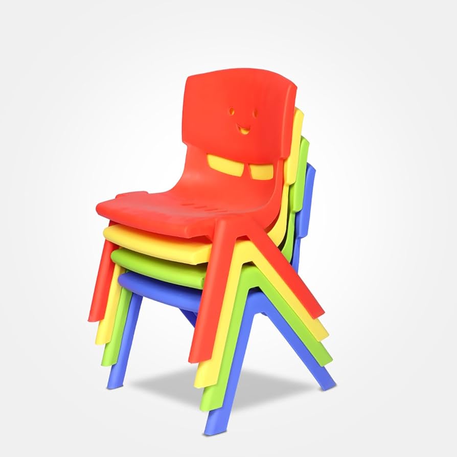Learning Wings Play School Chair for Kids | Plastic Preschool Chair | Daycare & Kindergarten Furniture | Strong & Lightweight Children's Chair